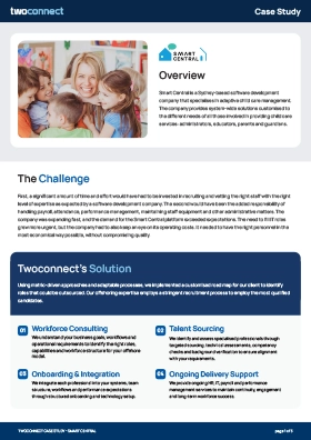 Smart Central case study — offshore team built by Twoconnect